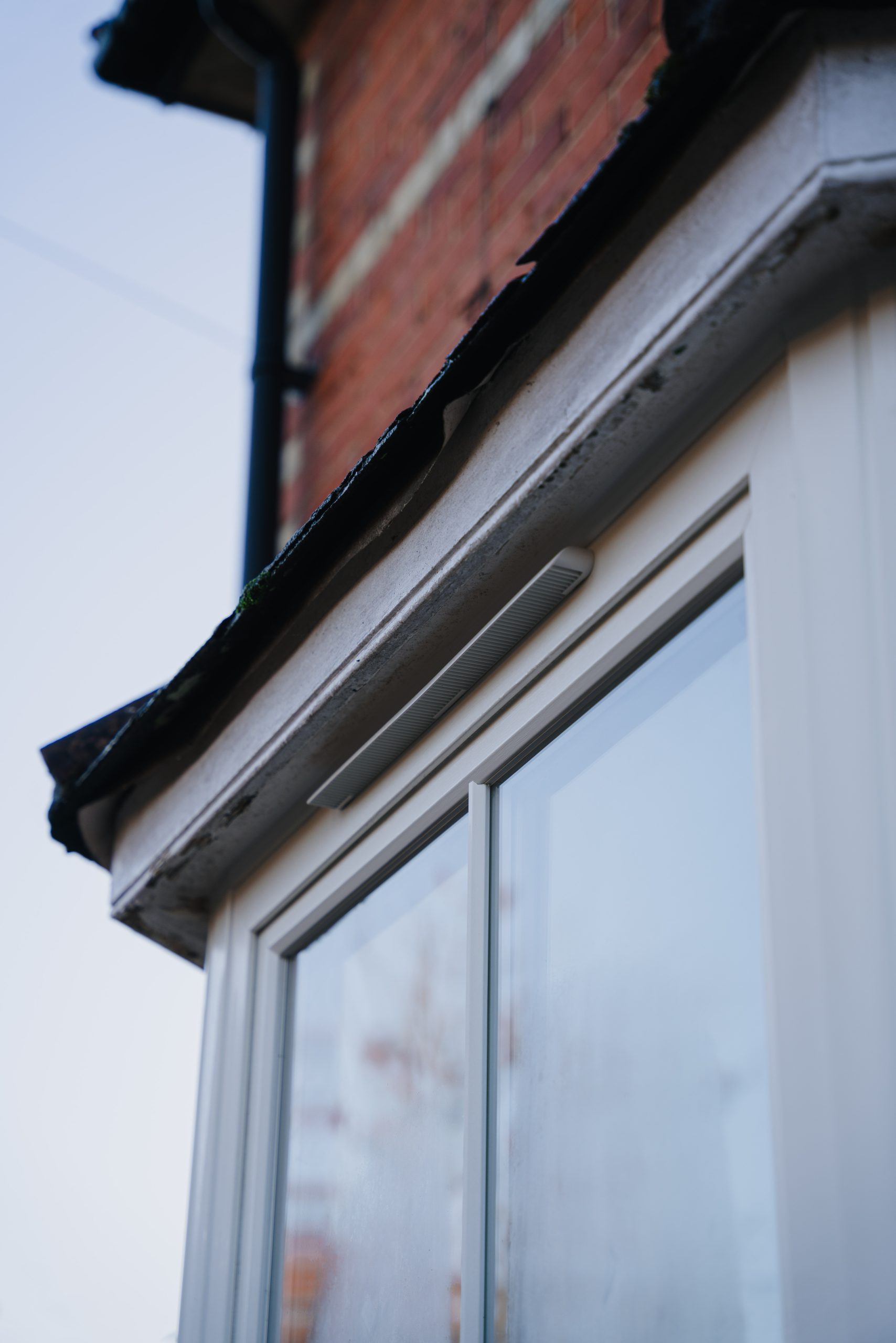 trickle vent in window frame